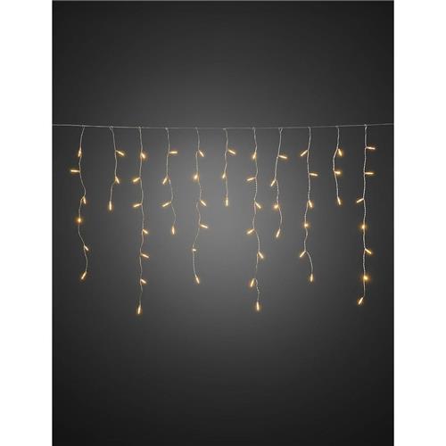 Konstsmide Lichtgordijn ijsregen Buiten 24 V 96 LED Amber