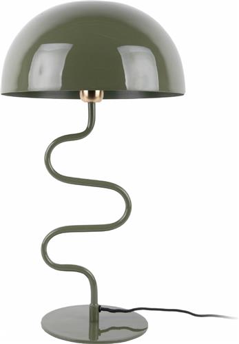Leitmotiv Tafellamp Twist - Metaal - Groen - 31x54x31 cm (BxHxD) - Jungle Green - E27/15W