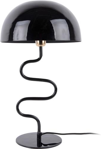 Leitmotiv Tafellamp Twist - Zwart - 31x31x54cm - Modern - Sinterklaas cadeau - Sinterklaas cadeautjes - Cadeau vrouw - Cadeau man - Cadeau voor haar - Cadeau voor hem - Sint cadeau - Sint kado - Kado man - Kado vrouw
