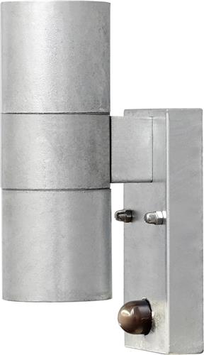 Konstsmide Modena - Wandspot twin 20cm - 230V - GU10 bwm - zink