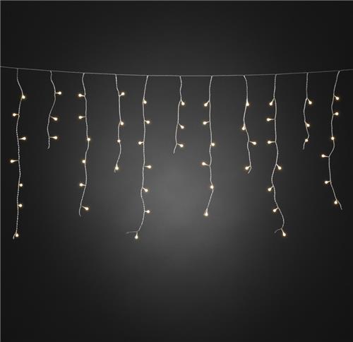 Konstsmide Kerstverlichting IJspegel met cherry - LED 200 lampjes - 5 meter - Warm wit