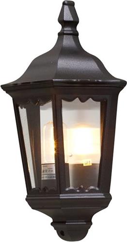 Konstsmide 7229 - Wandlamp - Firenze wandlamp flush 44.5cm 230V E27 - matzwart