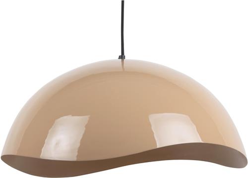 Leitmotiv Hanglamp Waved - Bruin - Ø50cm - Scandinavisch - Hanglampen Eetkamer, Slaapkamer, Woonkamer