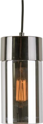 Leitmotiv Hanglamp Lax 24,5 Cm Staal/glas 40w Grijs