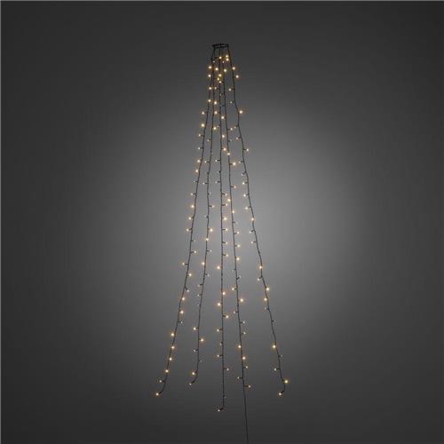 Lichtmantel voor binnen - 200 LEDs - Warm wit - 2.4 meter - Kerstverlichting - Kerstboomverlichting