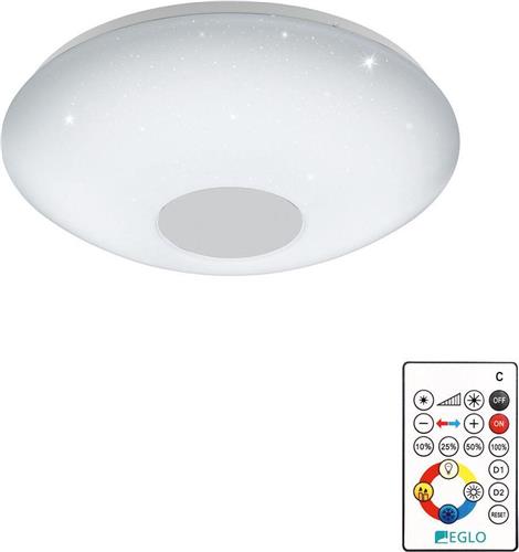 EGLO Voltago 2 - Wand/Plafondlamp - 1 Lichts - Ø300mm. - Wit