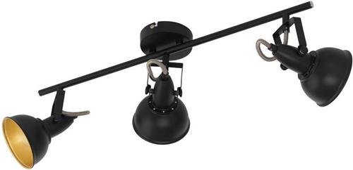EGLO Thornton Opbouwspot - E14 - Ø 10.0 cm - Zwart;Goud