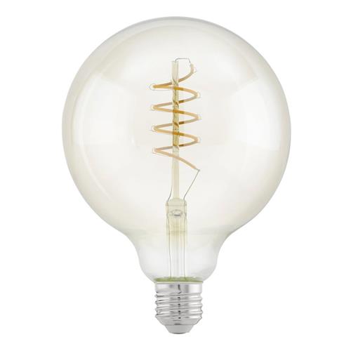 EGLO LED Lamp - E27 - Ø 12,5 cm - Amber - 2200K - 270 lumen